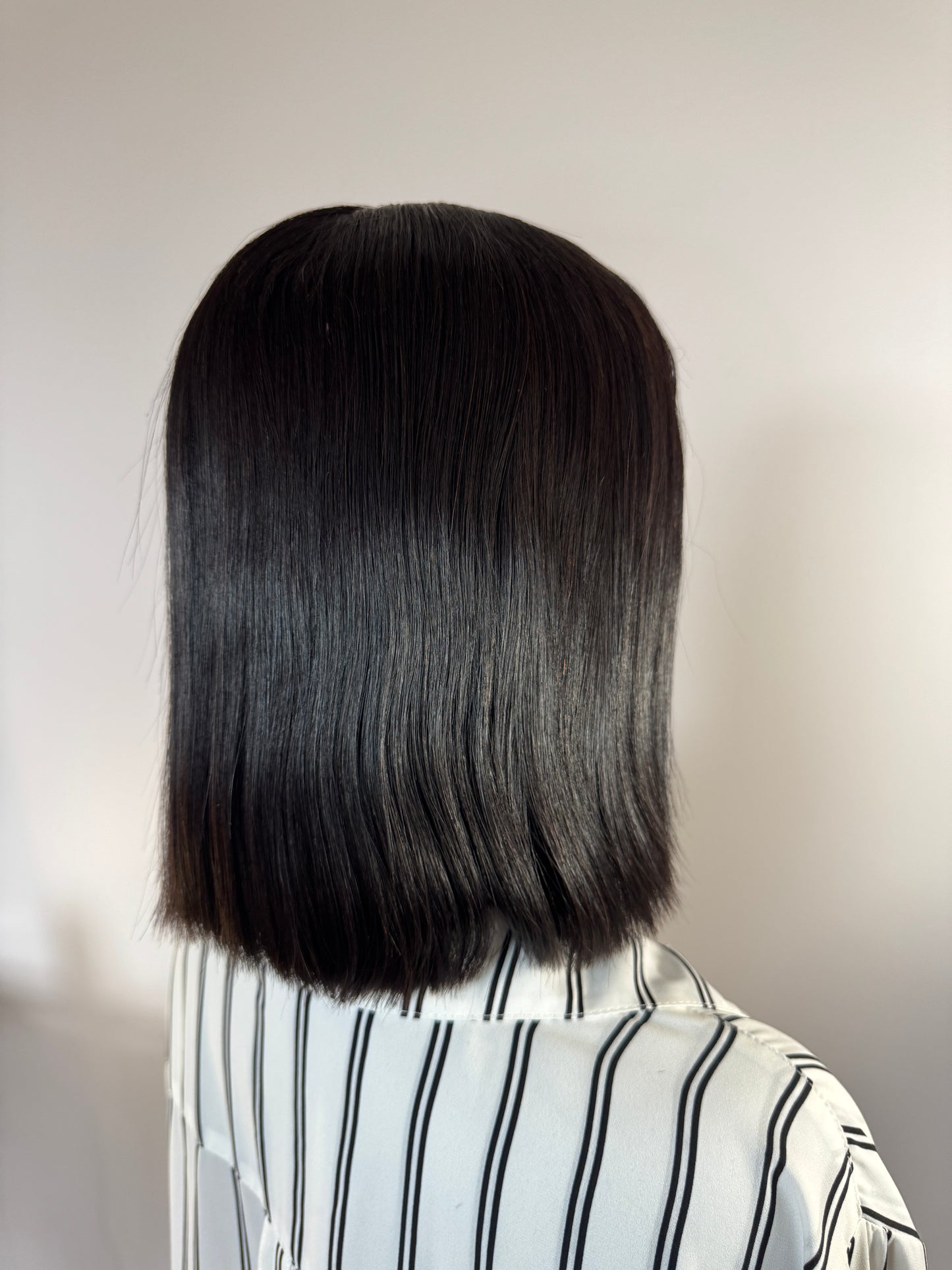 12 Inch Natural Black Hair with 2*6 closure