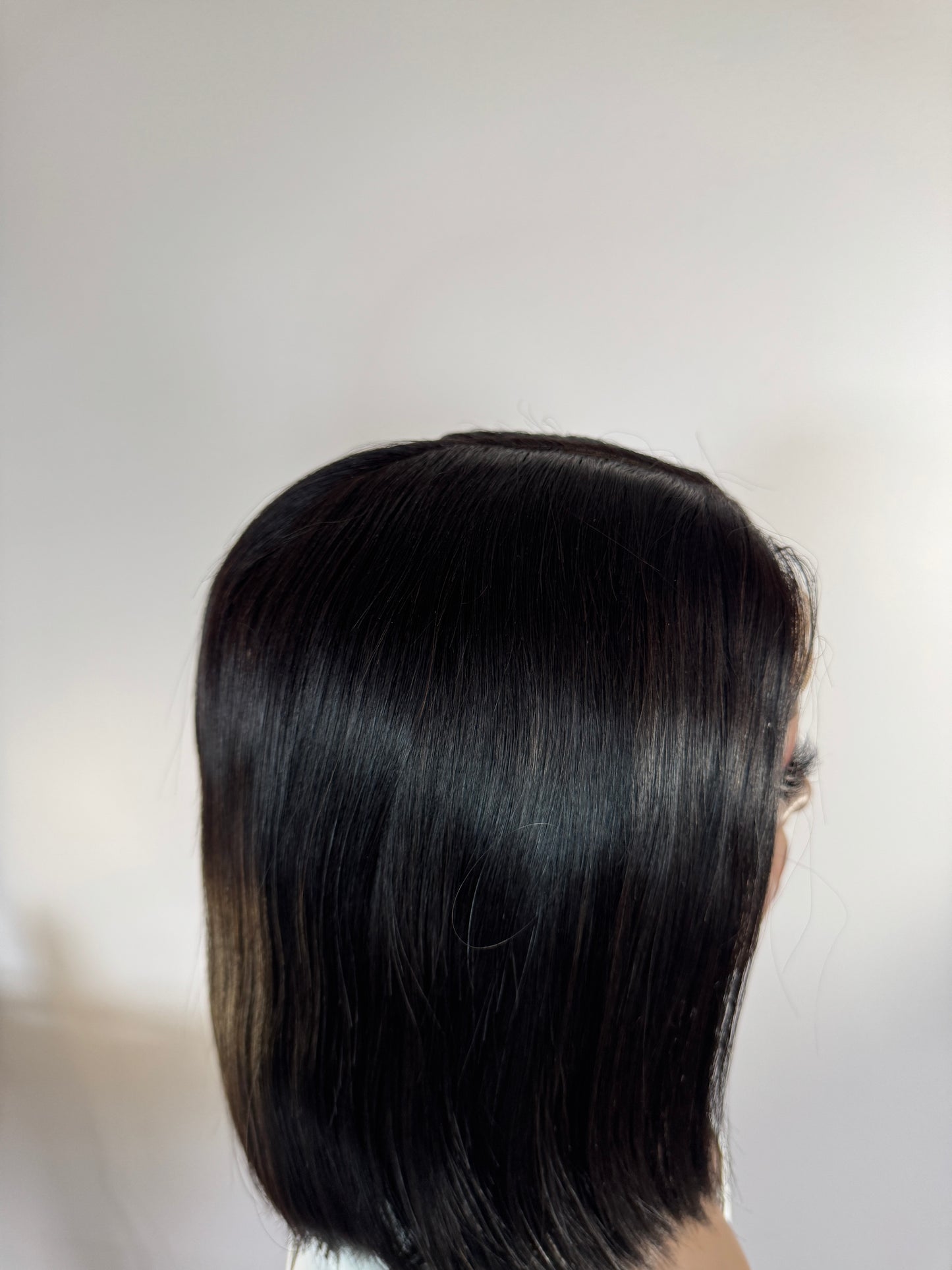 12 Inch Natural Black Hair with 2*6 closure