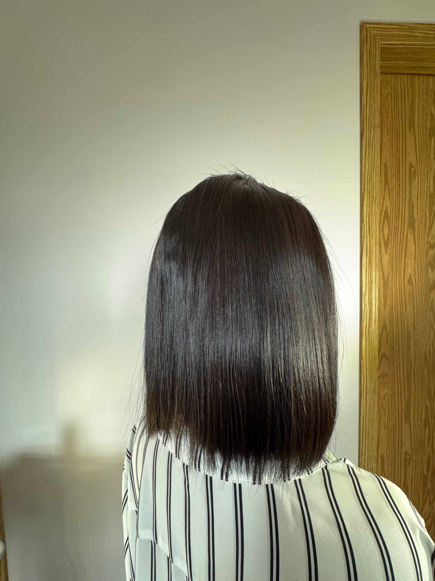 12 Inch Natural Black Hair with 2*6 closure