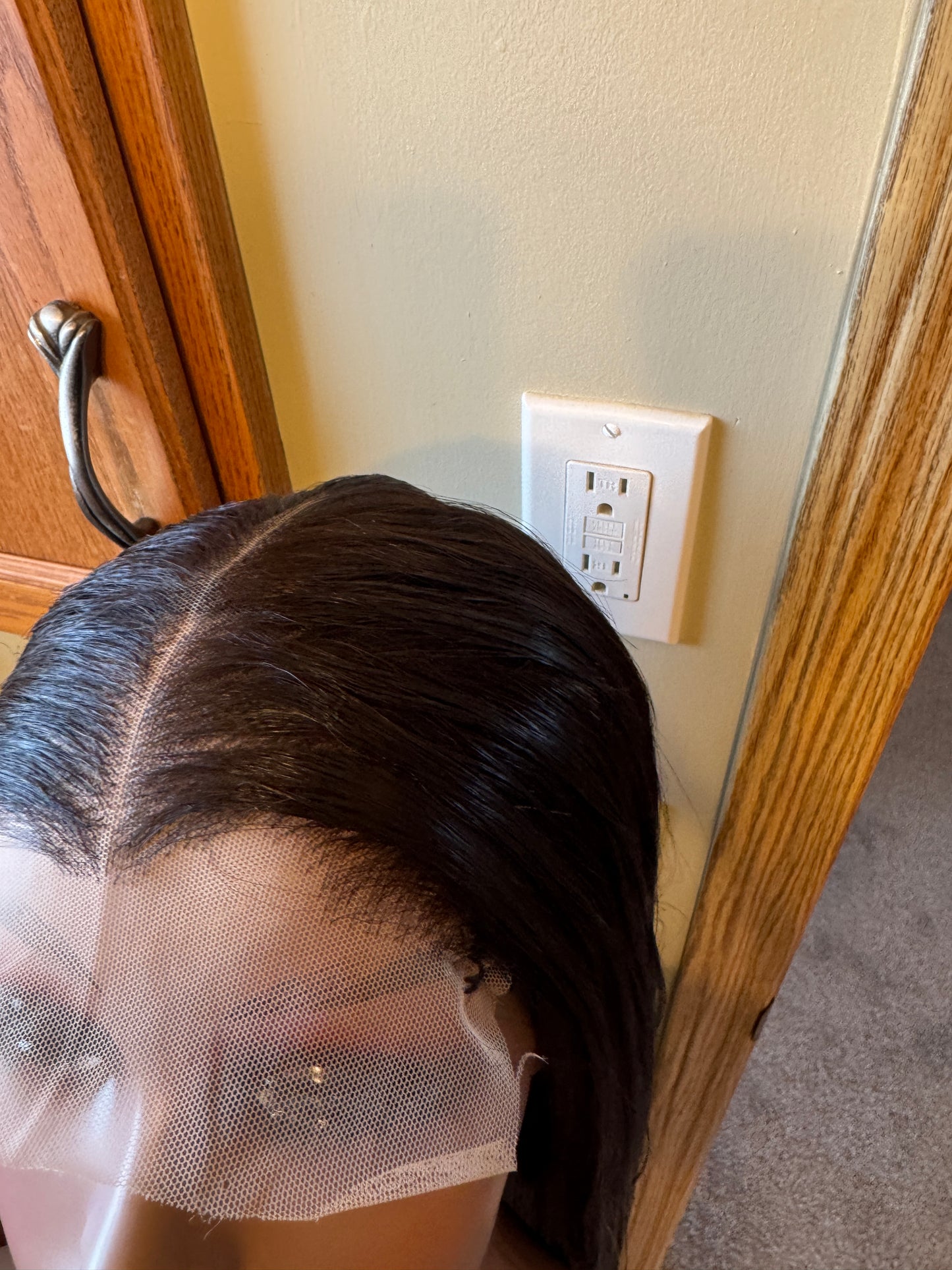 24 Inch Natural Black Hair with 5x5 closure